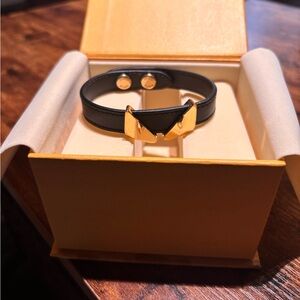 Fendi Black and Gold Monster Eye's Bracelet